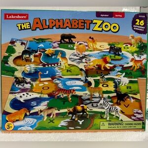Pre-Loved Lakeshore The Alphabet Zoo Kids Game Board